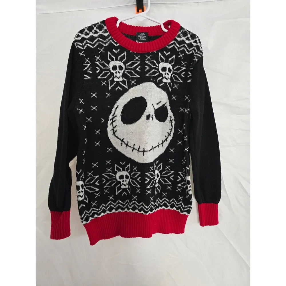 Kids Disney The Nightmare Before‎ Christmas Jack Skellington Sweater Size M 8